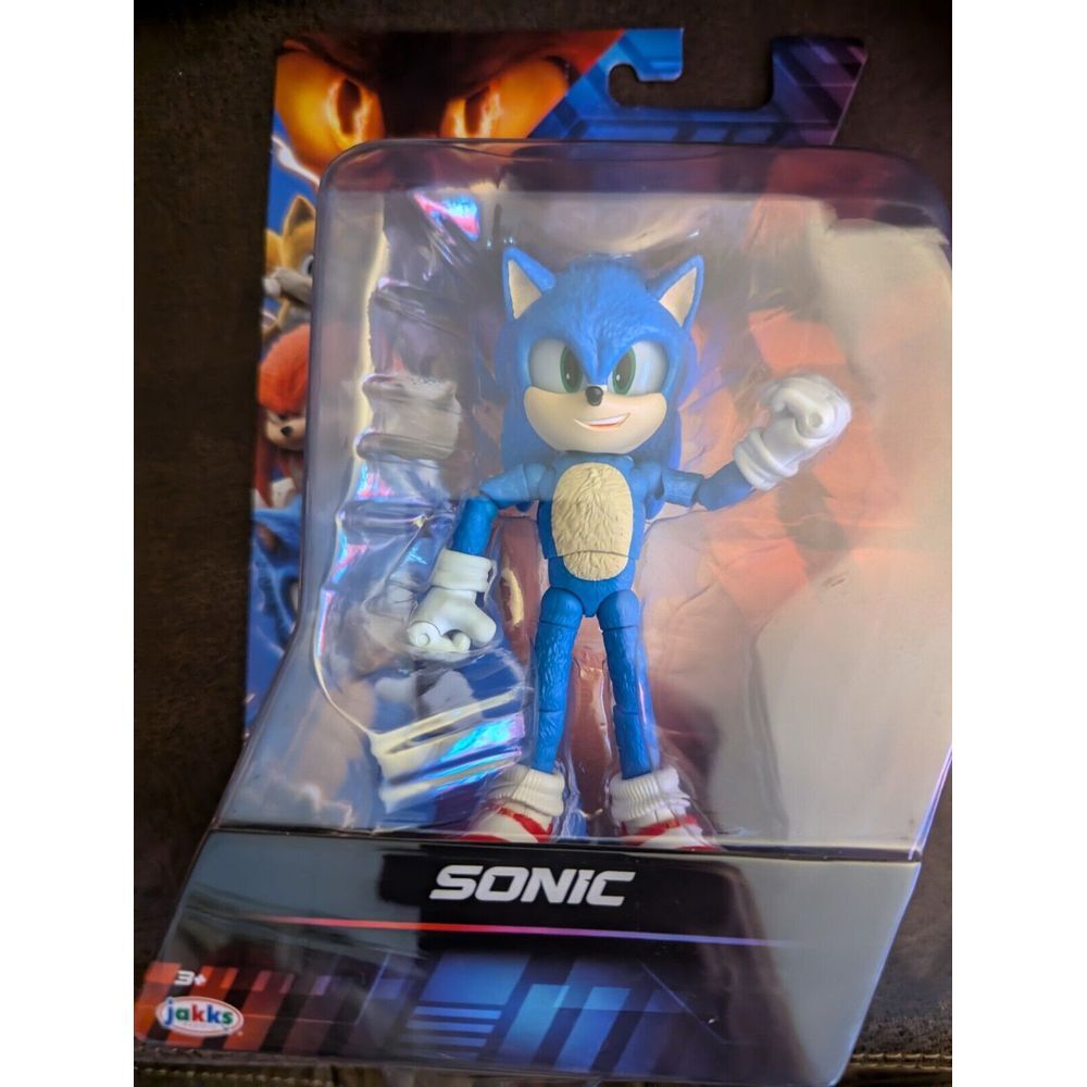 Sonic The Hedgehog 3 - SONIC - 4" Figure - Jakks  2024 - BRAND NEW‎ IN HAND
